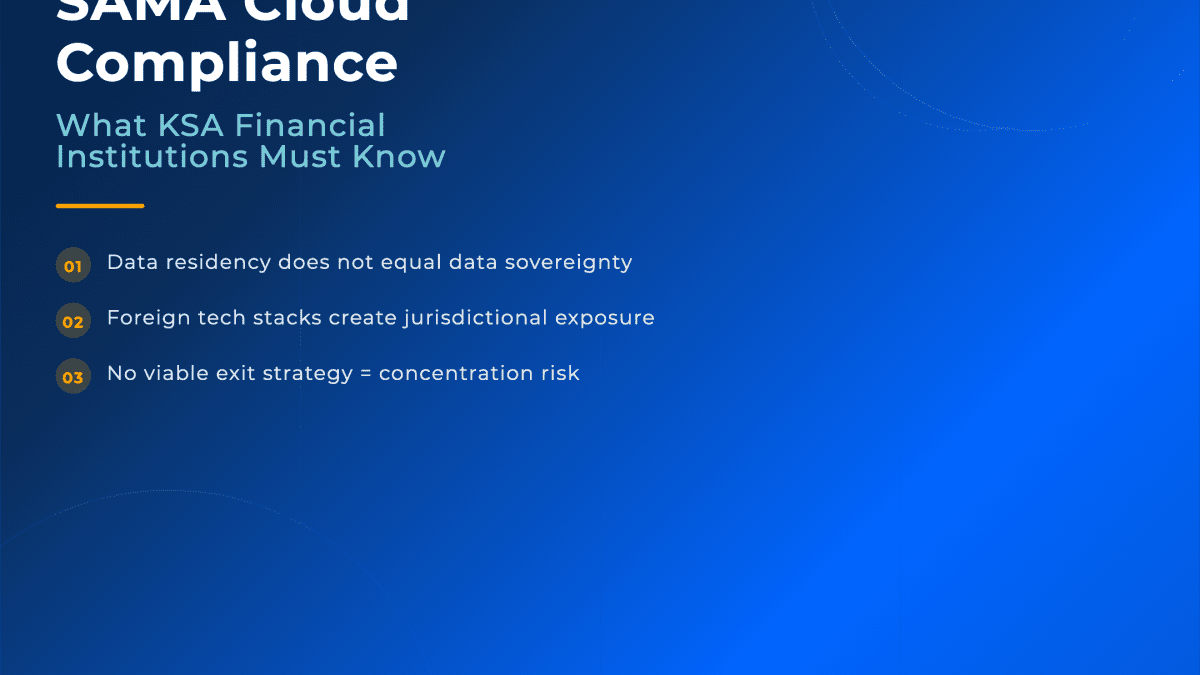 SAMA Cloud Framework Compliance Guide for KSA Financial Institutions